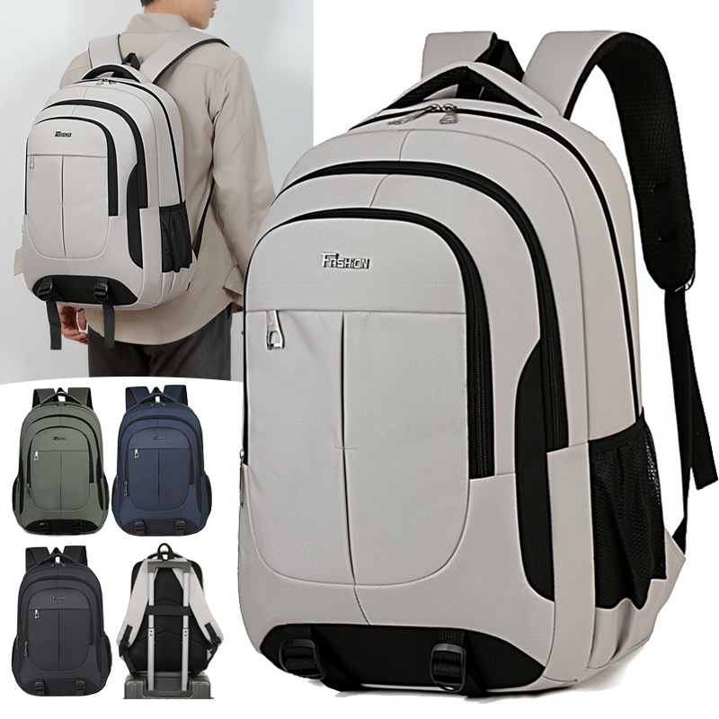 School Backpack Teen - 남성용 대용량 백팩, 경량 척추 보호