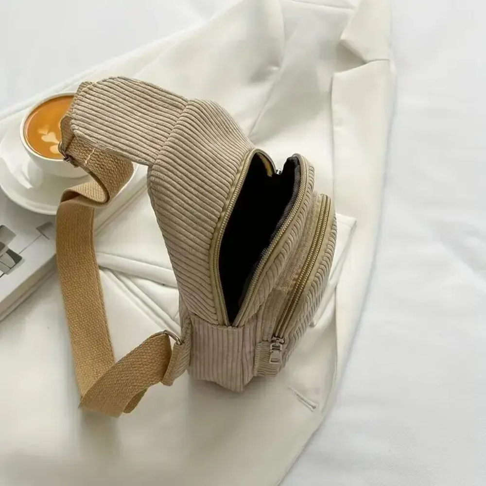 빈티지 코듀로이 크로스 바디 백 레트로 가슴 슬링 백  - Sling Backpack Shoulder 리뷰 및 가격