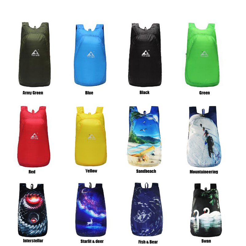 PLAYKING-초경량 접이식 배낭 어린이용, 야외 여 - Foldable Backpack Small 리뷰 및 가격