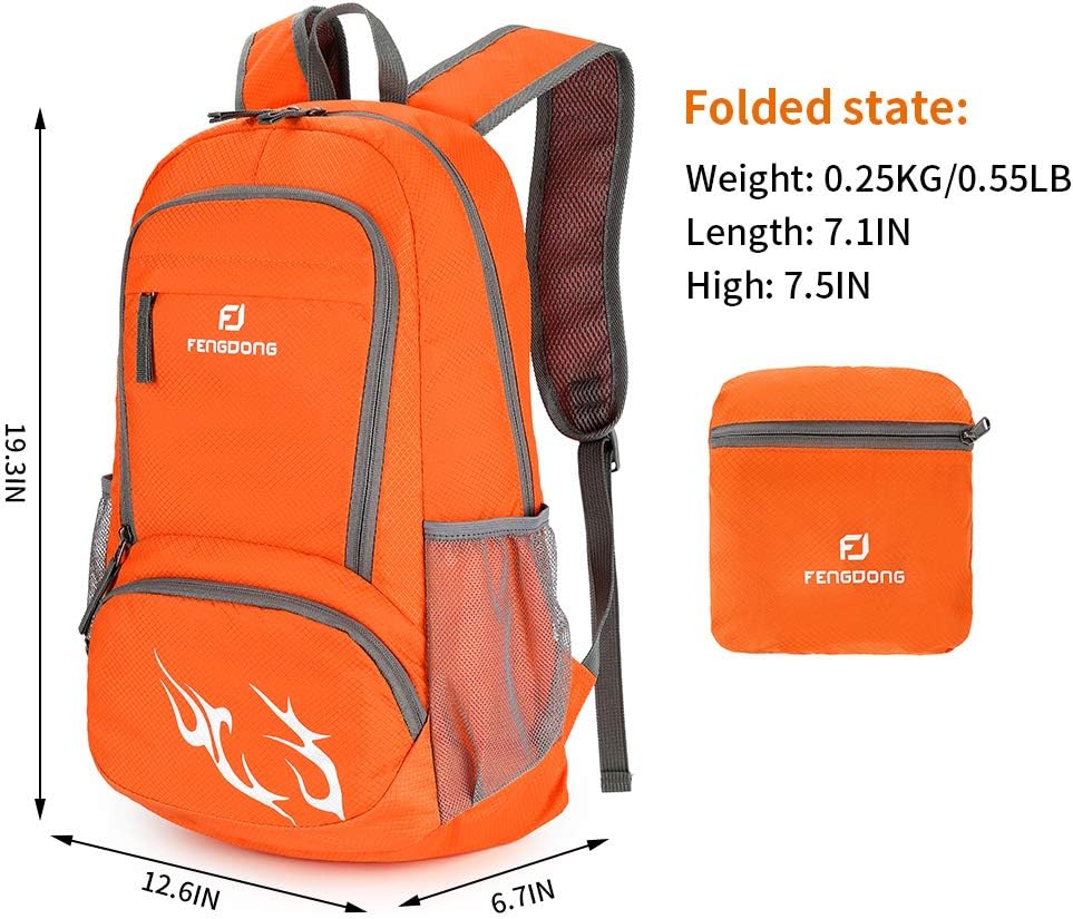 FENGDONG 35L 경량 접이식 방수 여행용 소형  - Foldable Backpack Small 리뷰 및 가격