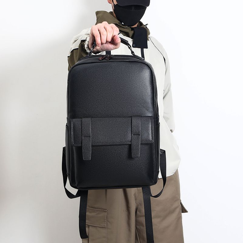 USB 인터페이스가 있는 남성용 고급 가죽 백팩, 다기 - Laptop Backpack 15.6 리뷰 및 가격